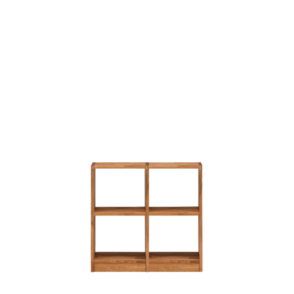 Loke Snedker Reol i Massiv FSC Egetræ og Naturolie fra Organic Sleep | B91,5 x H87 x L34 - Image 4