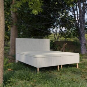 Organic Boxmadras med Pocket Fjedre + Topmadras i 100% Latex og Bomuldsbetræk Fra Organic Sleep | 7 Zoner - Omega Beige