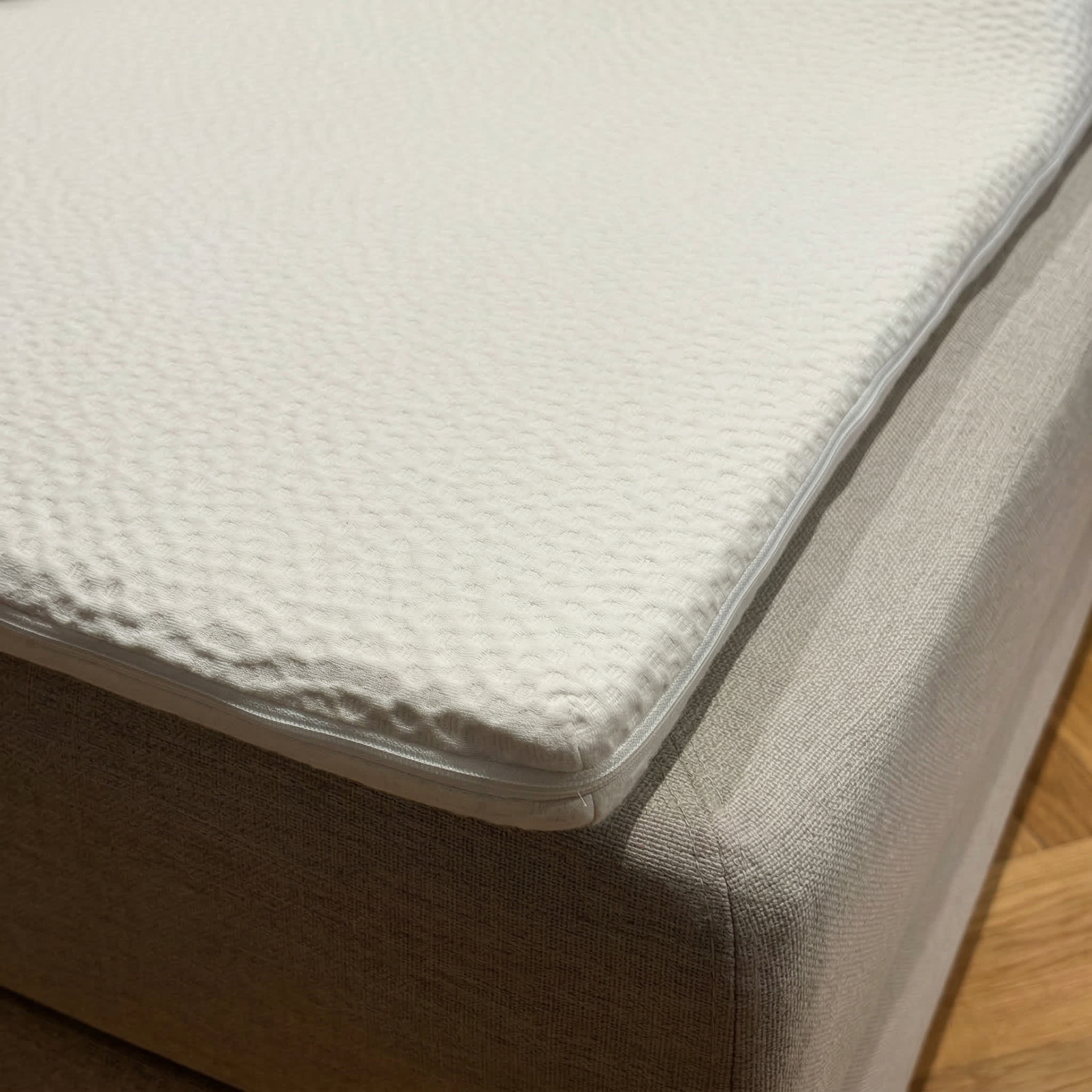 Overmadrass i 100 % FSC naturlateks – 5 cm – Bomullstrekk