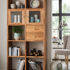 Komplet Loke Reolsystem i Massiv FSC Egetræ og Naturolie fra Organic Sleep | Model 7