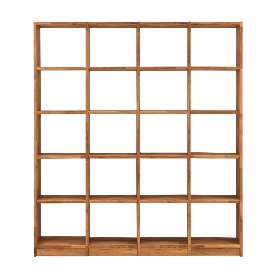 Loke Snedker Reol i Massiv FSC Egetræ og Naturolie fra Organic Sleep | B180,5 x H202 x L34 - Billede 4