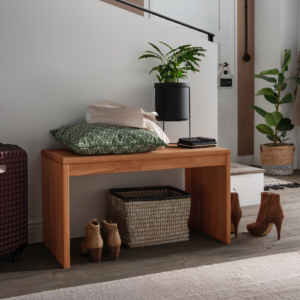 Sif Snedker Bænk Uden Skuffer i Massiv FSC Bøgetræ og Naturolie fra Organic Sleep | B40 x H45 x L82