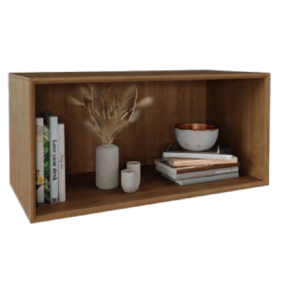 Heimdal Snedker Reol i Massiv Egetræ Bianco Lys Olie fra Organic Sleep | Væghængt - 43x90x42 cm